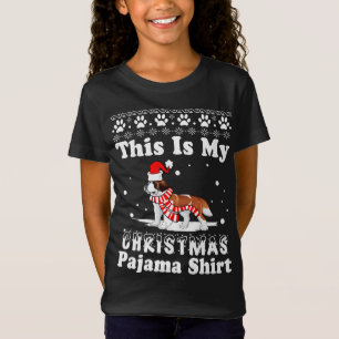 St Bernard Dog Funny Xmas Das ist mein Weihnachtsf T-Shirt
