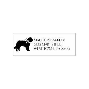 St. Bernard Dog Puppy Permastempel