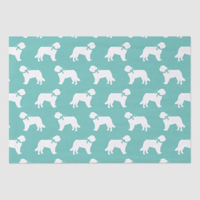 St. Bernard Dog Puppy Seidenpapier (Vorderseite)