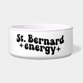St. Bernard Energy Keramik Dog Bowl Napf