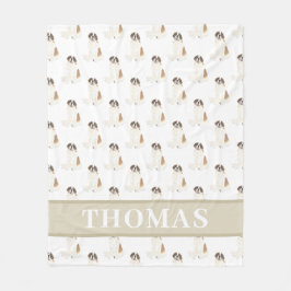 St. Bernard Fleecedecke