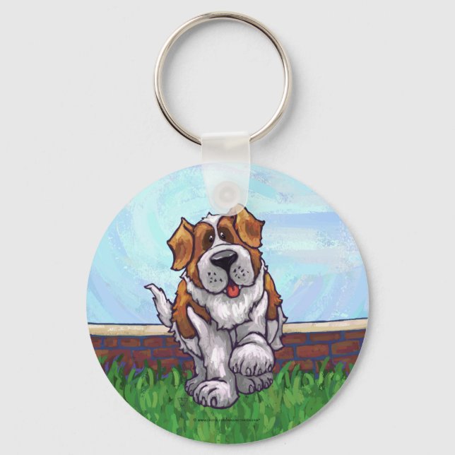 St. Bernard Geschenke & Accessoires Schlüsselanhänger (Vorderseite)