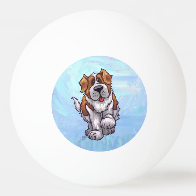St. Bernard Geschenke & Accessoires Tischtennisball (Rückseite)