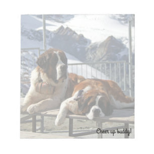 St-Bernard-Haltung - Notizblock