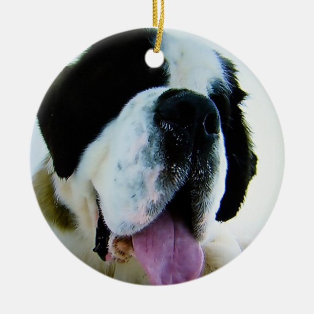 ST. BERNARD KERAMIKORNAMENT (Vorne)