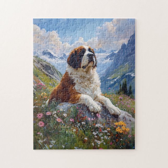 St. Bernard Landschaftliche Wildblume (Vertikal)