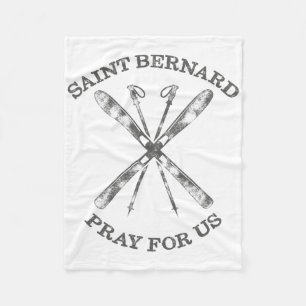 St. Bernard Montjoux Schneeschuhe Winter SKI Fleecedecke
