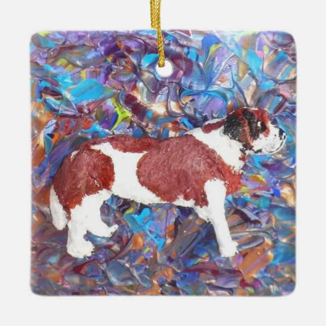 St. Bernard Ornament (Vorderseite)