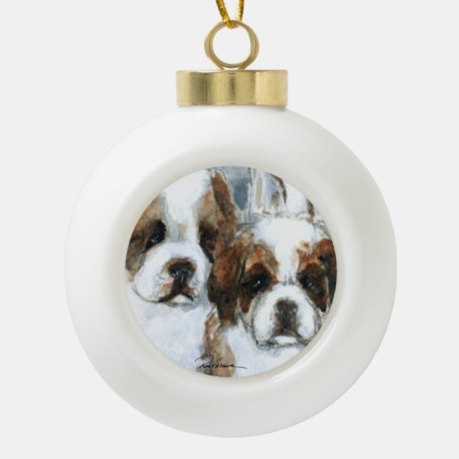 St. Bernard Ornament by Hevener ... (Vorderseite)