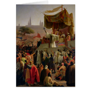 St Bernard prêchant la deuxième croisade