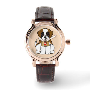 St. Bernard Puppy Armbanduhr