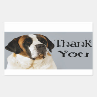 St. Bernard Puppy Dog Danke Sticker