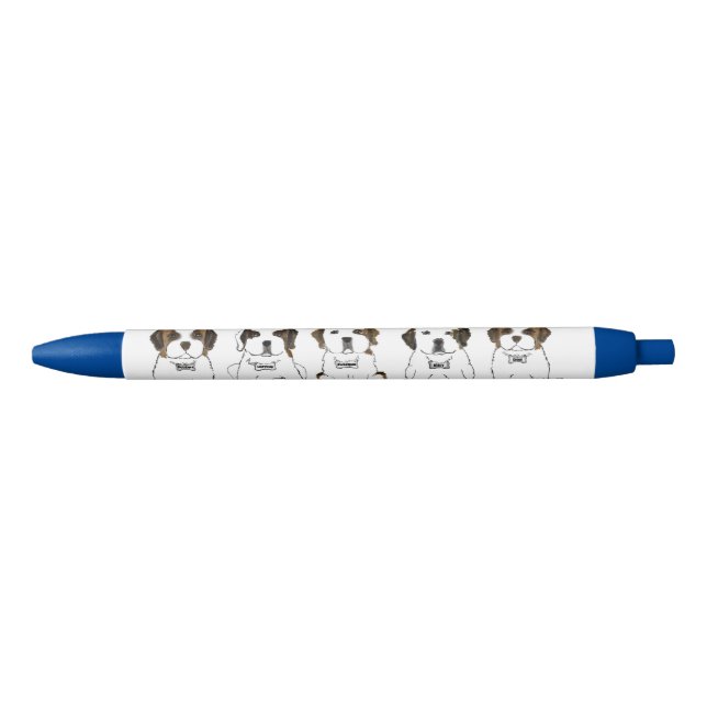 St. Bernard Puppy Pen für Schulkinder  Kugelschreiber (Vorderseite)