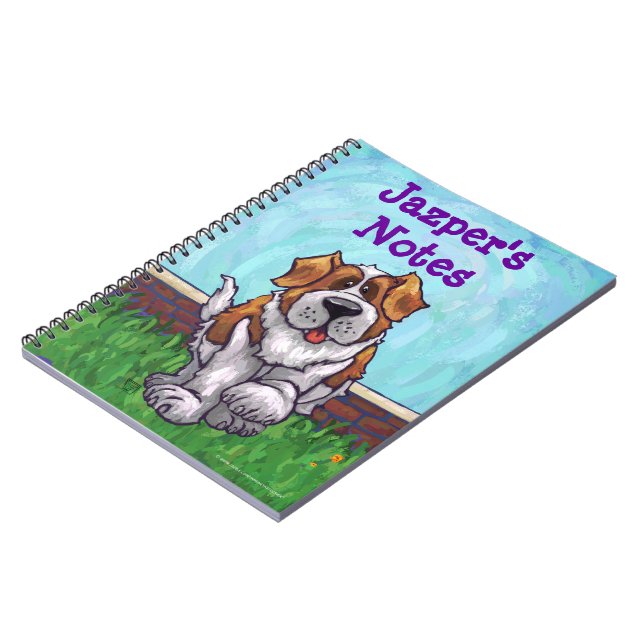 St. Bernard Stationery Notizblock (Linke Seite)