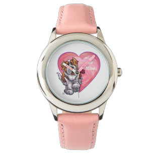 St. Bernard Valentinstag Armbanduhr