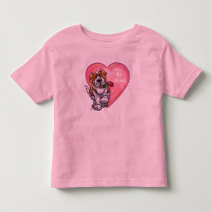 St. Bernard Valentinstag Kleinkind T-shirt
