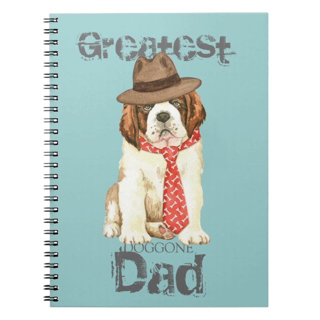 St. Bernard Vater Notizblock (Vorderseite)