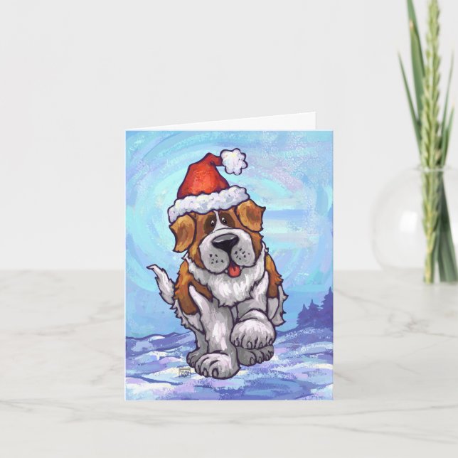St. Bernard Weihnachten (Vorderseite)