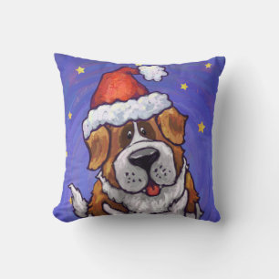 St. Bernard Weihnachten Kissen