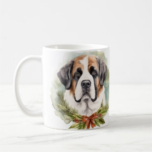 St. Bernard Weihnachtsfeiertag Kaffeetasse