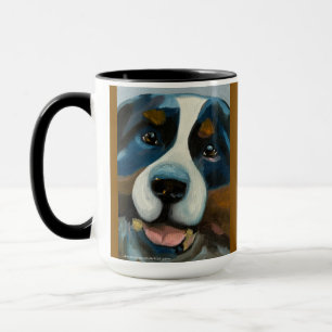 St Bernard Zweifarben-Tasse, 0,45 l Tasse