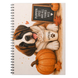St. Bernhard Herbst Notizblock