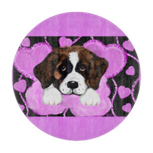 ST. BERNHARD-HUND SCHNEIDEBRETT