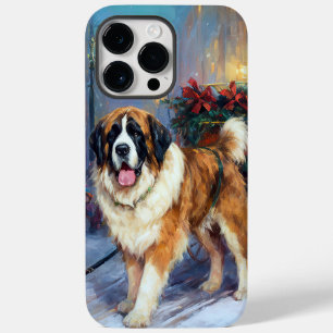 St. Bernhard Weihnachtsfestzeit Case-Mate iPhone 14 Pro Max Hülle