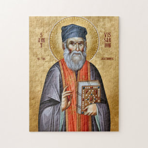 St. Bessarion der Agathonite Orthodoxe Ikone      