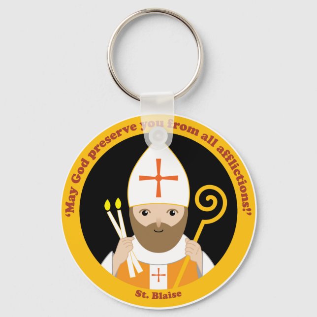 St. Blaise Schlüsselanhänger (Vorderseite)