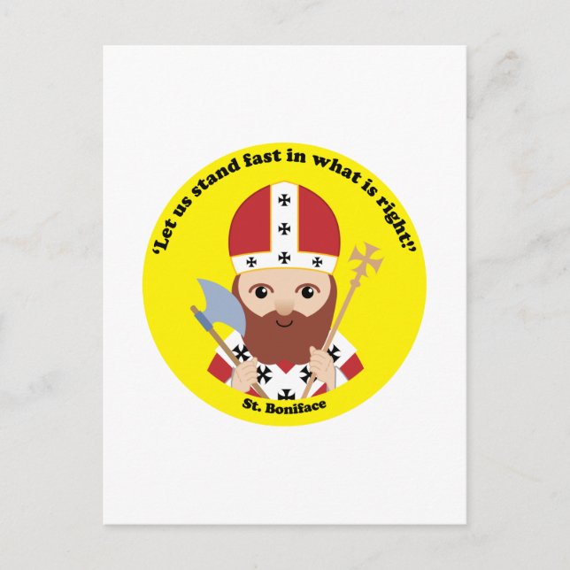 St. Boniface Postkarte (Vorderseite)