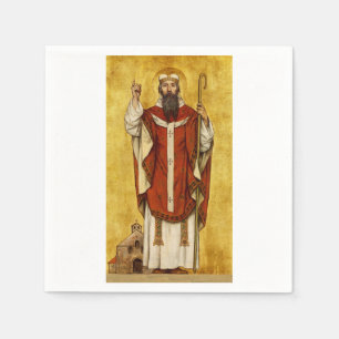 St. Bonifatius von Mainz - Patron der Erzieher Serviette