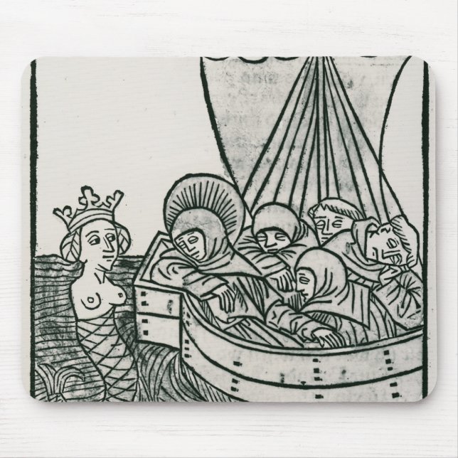 St. Brendan und die Sirene Mousepad (Vorne)