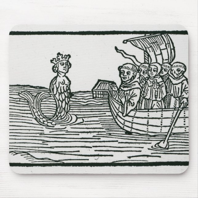 St. Brendan und die Sirene Mousepad (Vorne)