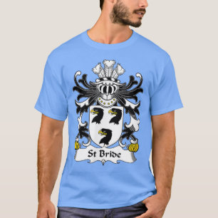 St. Bride Coat of Arms Familienwappen T-Shirt
