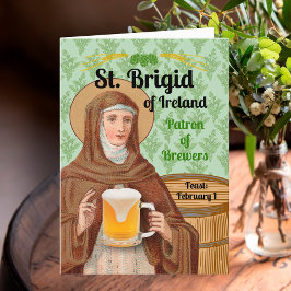 St. Brigid of Ireland and Her Barrel of Beer Karte