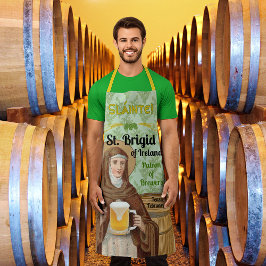 St. Brigid of Ireland and Her Barrel of Beer Schürze