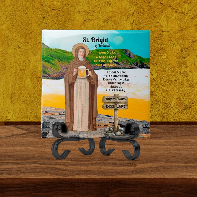 St. Brigid of Ireland and Her Lake of Beer Fliese (Von Creator hochgeladen)