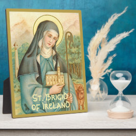 St. Brigid of Ireland (M 014) 8"x10" Fotoplatte