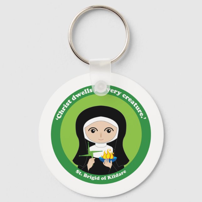St. Brigid of Kildare Schlüsselanhänger (Vorderseite)
