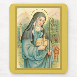 St. Brigid von Irland (M 014) Mousepad