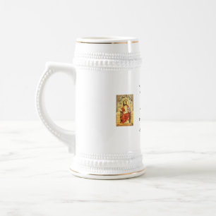 St. Brigid von Irland Stein/Tasse Bierglas