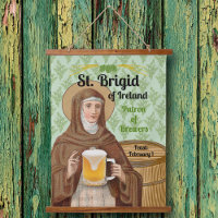 St. Brigid von Irland und ihr Bierfass