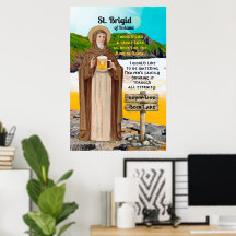 St. Brigid von Irland und ihr Bierlake