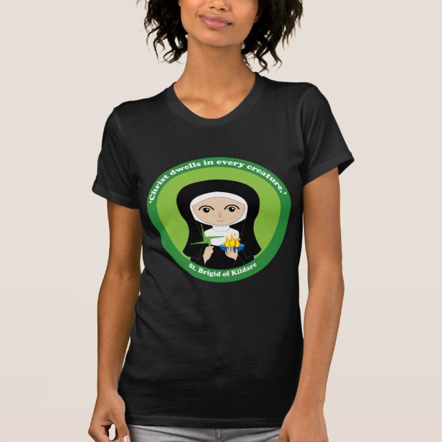 St. Brigid von Kildare T-Shirt (Vorderseite)
