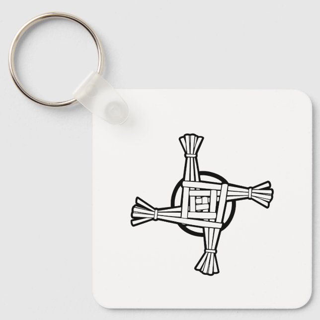 St. Brigids Kreuz-Schlüsselanhänger Schlüsselanhänger (Vorderseite)
