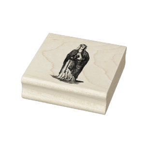 St. Brigitta von Schweden Katholische Religiöse Gummistempel