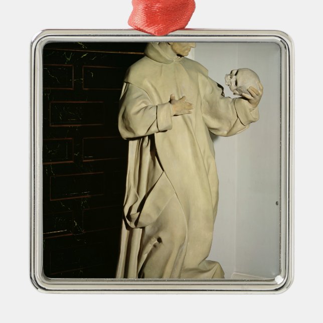 St. Bruno Silbernes Ornament (Vorne)