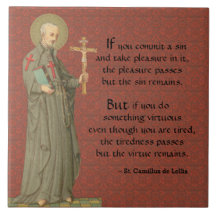 St. Camillus de Lellis (SAU 37; mit Zitat)