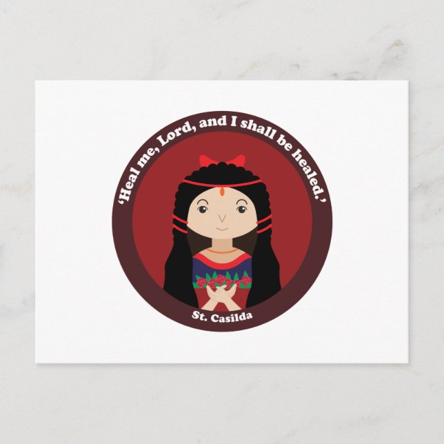 St. Casilda Postkarte (Vorderseite)